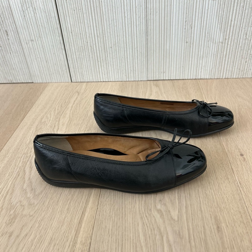 Girls Party Dress Black Patent Leather Flats